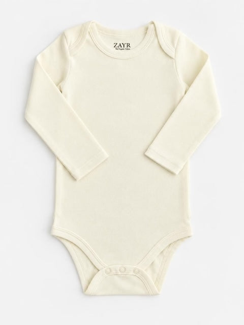 White (Long Sleeve Baby Onesie)